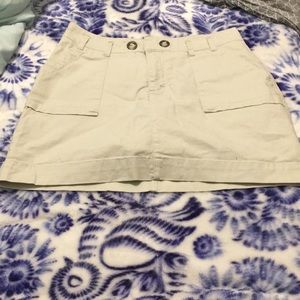 Khaki skorts